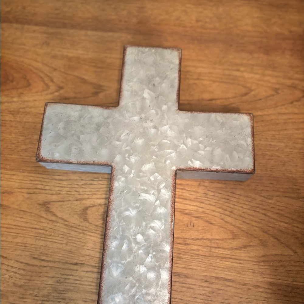Metallic Cross Wall Decor